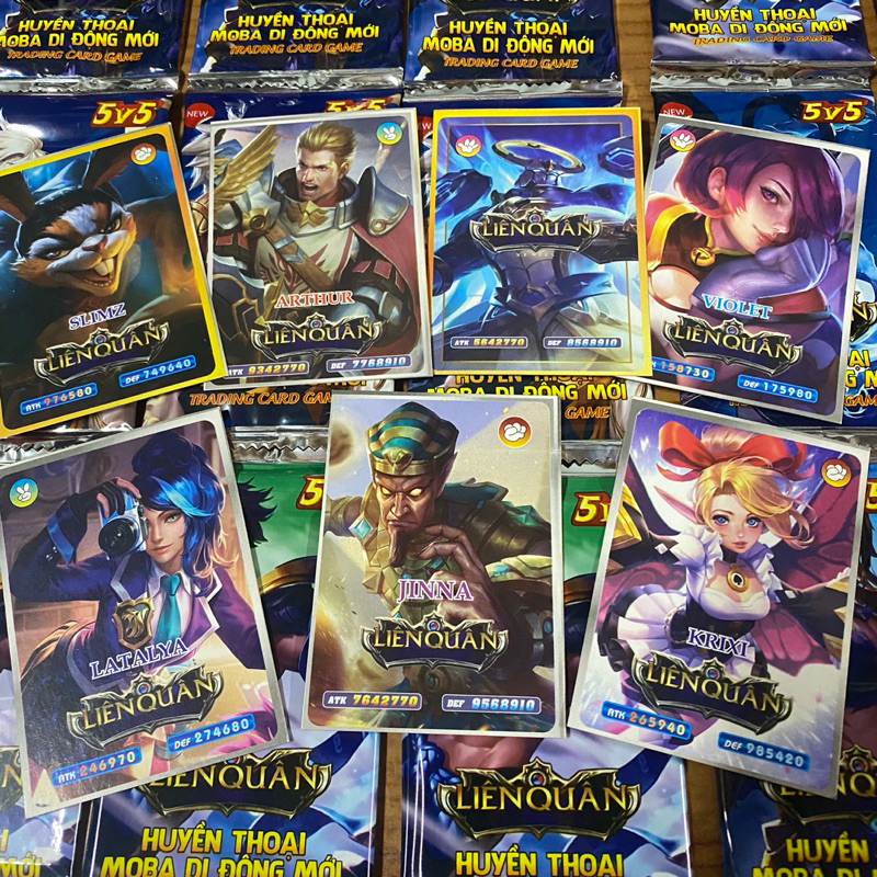 Thẻ Bài Liên Quân Thẻ Sưu Tầm Nhân Vật - Sét 36 Gói