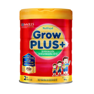  Sữa GrowPLUS+ Đỏ 900g 2+ Hỗ Trợ Tăng Cân Tiêu Hóa Tốt Đề Kháng Khỏe Phát Triển Não Bộ Cho Bé 