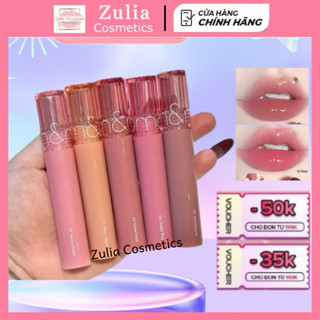 (New) Son Tint Bóng Romand Glasting Color GLOSS căng mọng môi