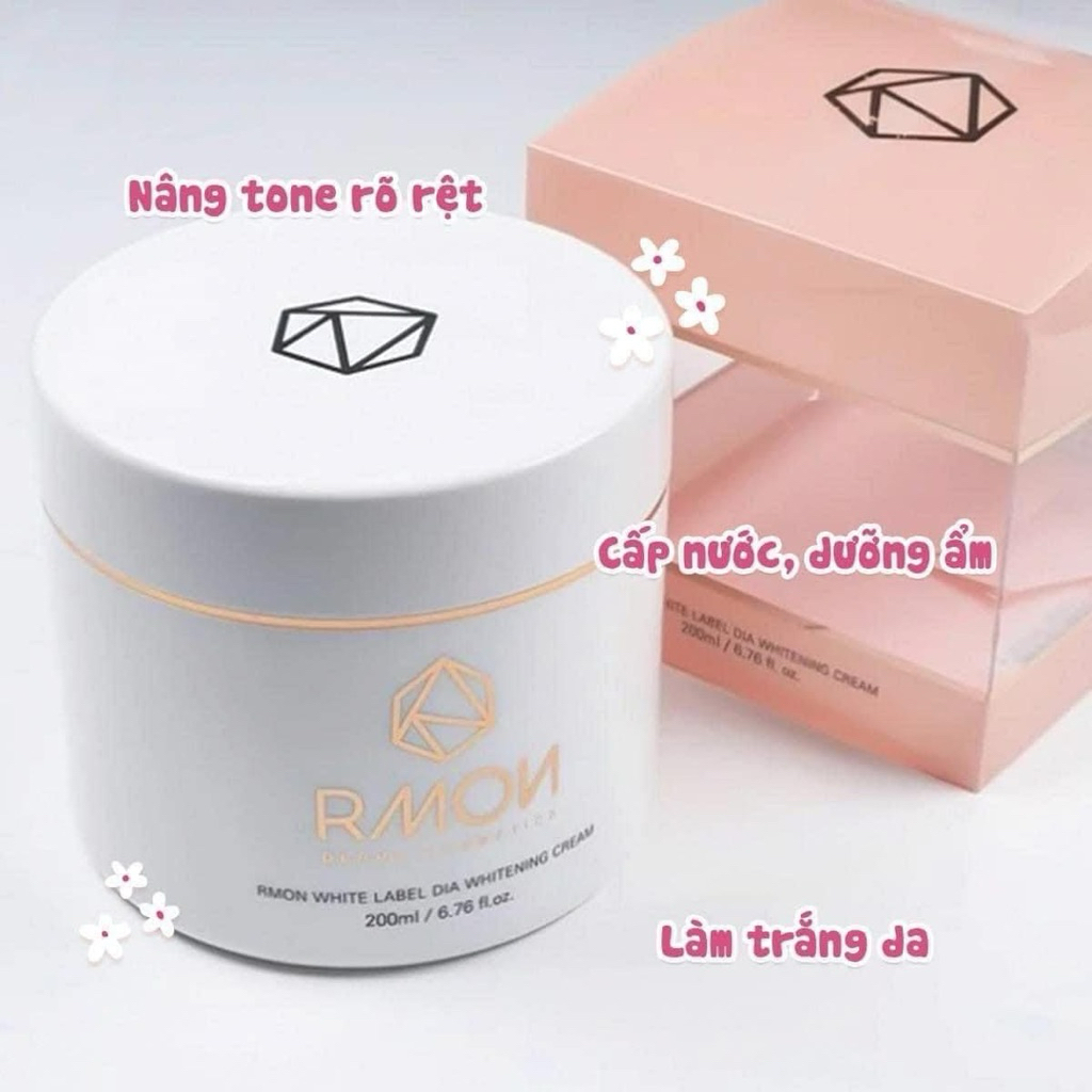 Kem body Rmon, kem dưỡng trắng body, nâng tone, makeup body, dưỡng ẩm, dưỡng trắng tự nhiên