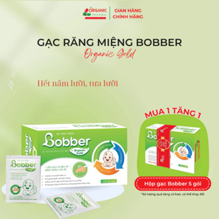 Gạc rơ lưỡi cho bé Bobber làm sạch răng lưỡi nướu cho bé sơ sinh, gạc rơ lưỡi cho bé hộp 30 gói