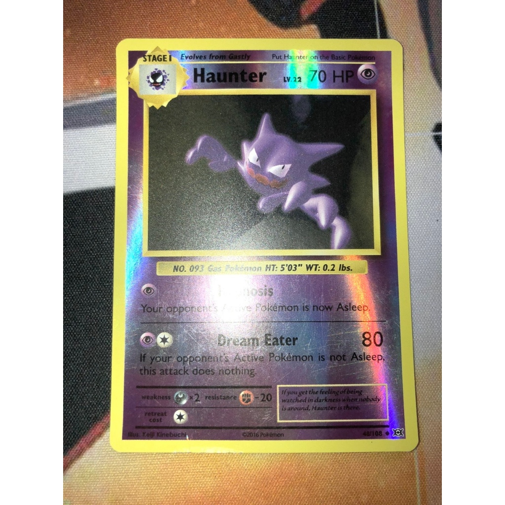 Thẻ bài Pokemon - Haunter - tiếng Anh - chính hãng Nintendo