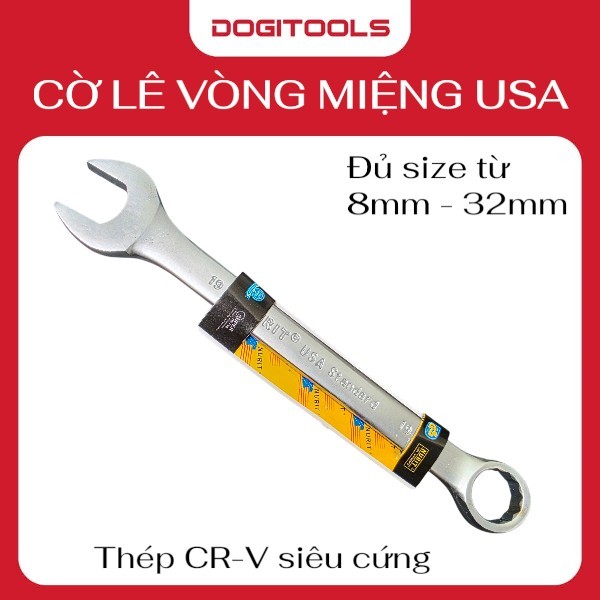 Cờ lê vòng miệng SVIKA YETI YEII thép CR-V siêu cứng | Size 18mm – 30mm bền chắc, chính hãng