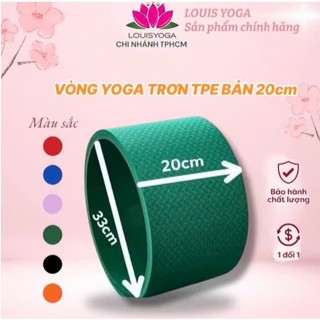 (HÀNG LOẠI 1) VÒNG TẬP YOGA Bản Rộng 20Cm Khung Nhựa ABS Bọc TPE Cao Cấp chịu lực lên tới 250kg.vòng yoga bản 20cm