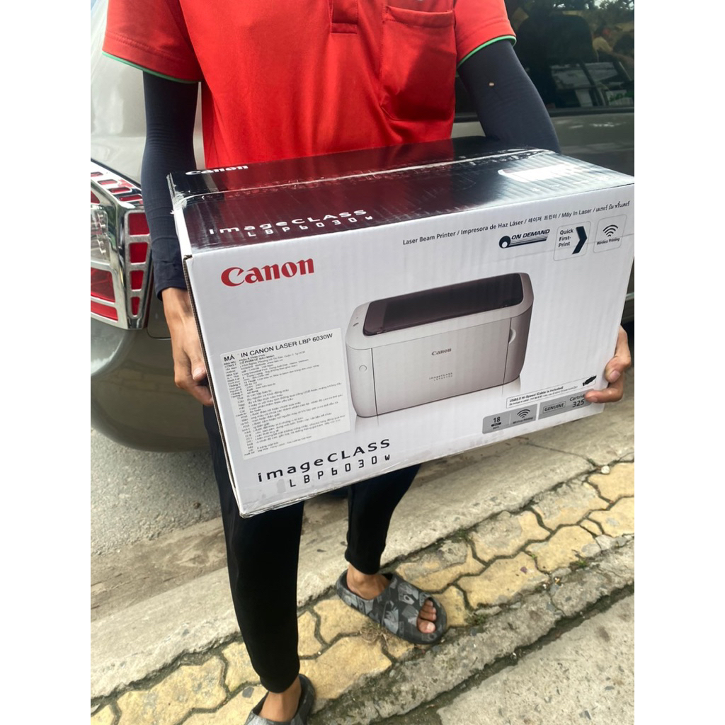 máy in canon 6030w in trắng đen
