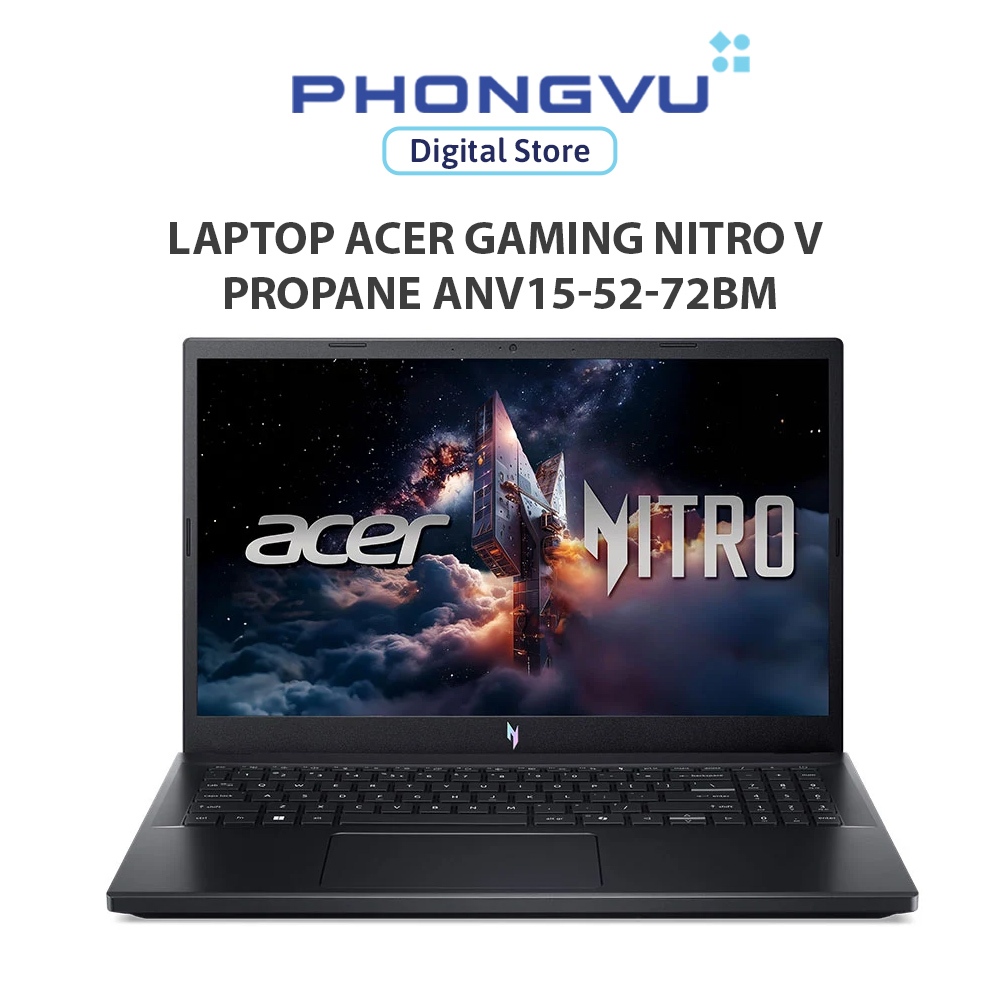Laptop Acer Gaming Nitro V ProPanel ANV15-52-72BM (i7-13620H/ GeForce RTX™ 5050/ 16GB/ 512GB/ Window