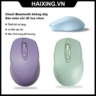 【COD Chuột Bluetooth Không Dây Chống Ồn - Hỗ Trợ USB 2.4GHz, Pin Sạc,chuột silent Tối Ưu Cho Làm Việc và Chơi Game