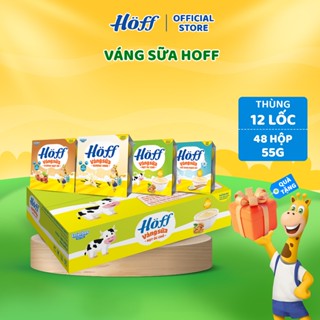 Váng sữa mix vị HOFF cho trẻ ăn dặm từ 6 tháng tuổi 1 Thùng (55g x 48 hộp)