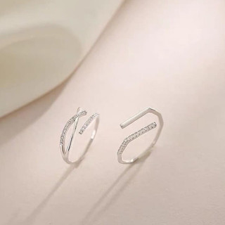 Nhẫn chéo đá 2 kiểu I 2GIRLS ACCESSORIES I