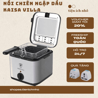 Nồi Chiên Ngập Dầu Kaisa Villa Cao Cấp Dung Tích 2.5L Model JD-8041, Bếp Chiên Nhúng Điện Tiện Lợi- Bảo Hành 12 Tháng