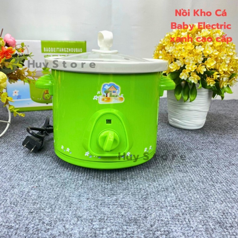 Nồi Kho Cá Nấu Cháo Chậm Baby Electric Cooker 1.5 - 2.5 , Nồi Kho Cá Baby Electric Cooker Đa Năng Mà
