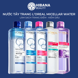  Nước Tẩy Trang L'Oreal Làm Sạch Sâu Trang Điểm Micellar Water 400ml 