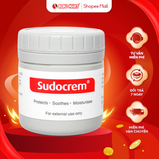 Kem Hăm Sudocrem Kem Hăm Dưỡng Ẩm Hàng Ngày Làm Dịu Da Vết Côn Trùng Đốt An Toàn Cho Bé 60g - Bibomart