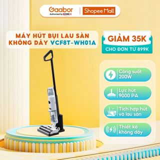  Máy hút bụi GAABOR  và lau sàn không dây thông minh  VCF8T-WH01A lực hút 9000PA tích hợp hút bụi lau nhà làm sạch 