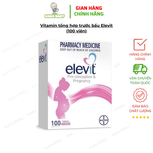 Vitamin tổng hợp trước bầu Elevit (100 viên)
