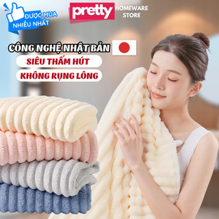   HÀNG LOẠI 1  Khăn Tắm Bông Siêu Thấm Hút Nước Khăn Mặt Sợi Cuộn To Cao Cấp Không Rụng Lông 