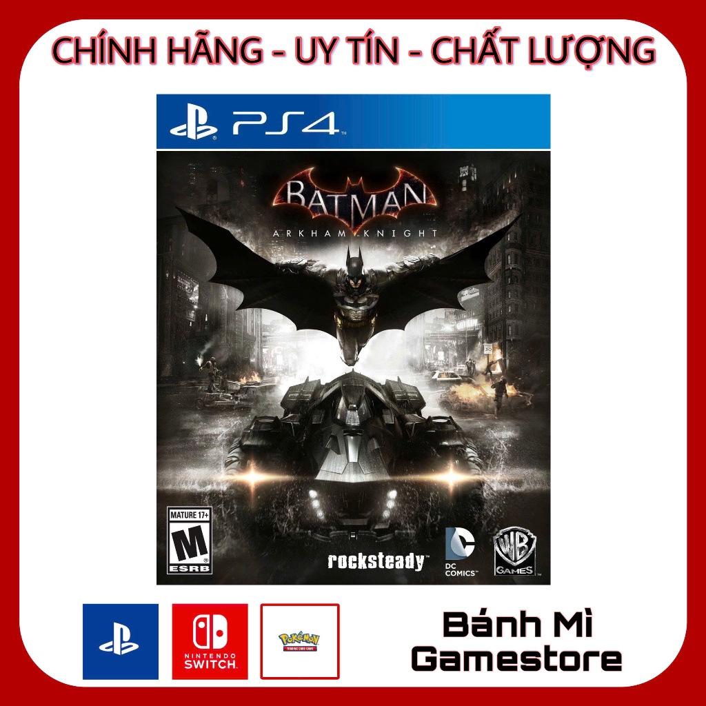 Đĩa game PS4 Batman Arkham Knight