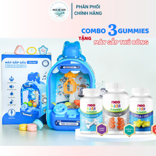 Gummies Neokids Kẹo dẻo Canxi, Neo Kids ZinC bổ sung kẽm, Neo Kids Omega 3 DHA cho bé