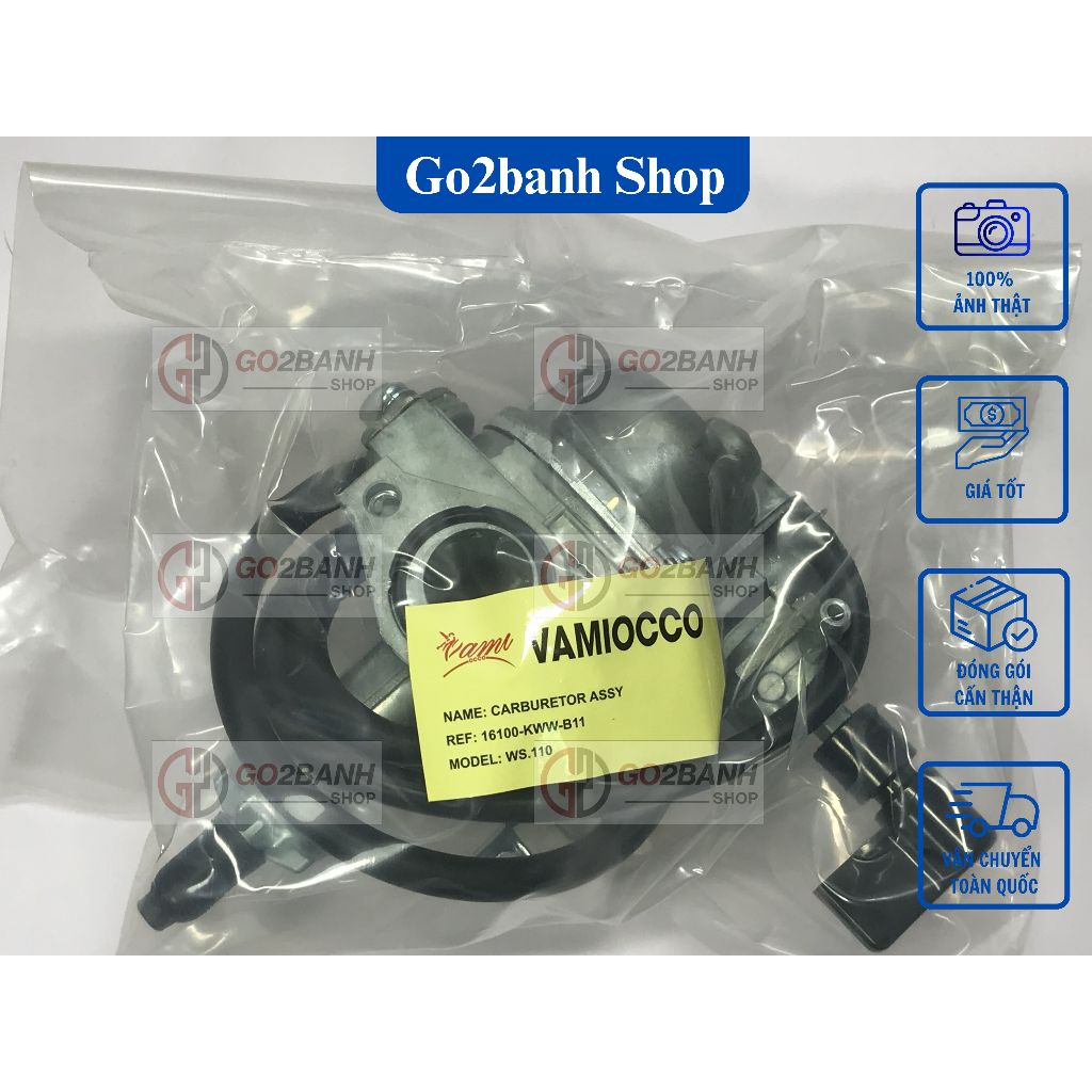 Bình xăng con Vamiocco Wave S110 110cc - Hàng Thái