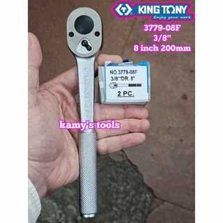 Cần siết tự động 3/8 inch kingtony model 3779-08f đầu vuông dài 8 inch 200mm
