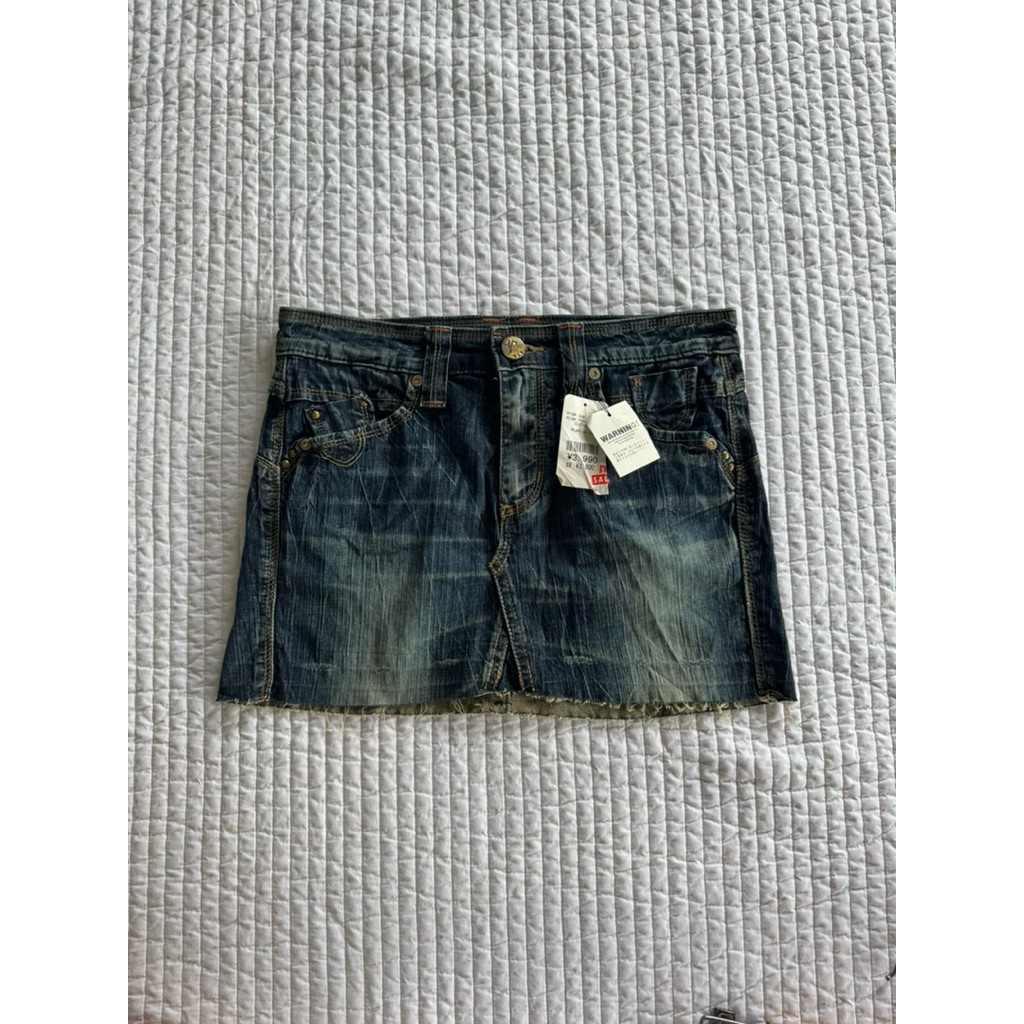 Chân váy jean y2k nhật