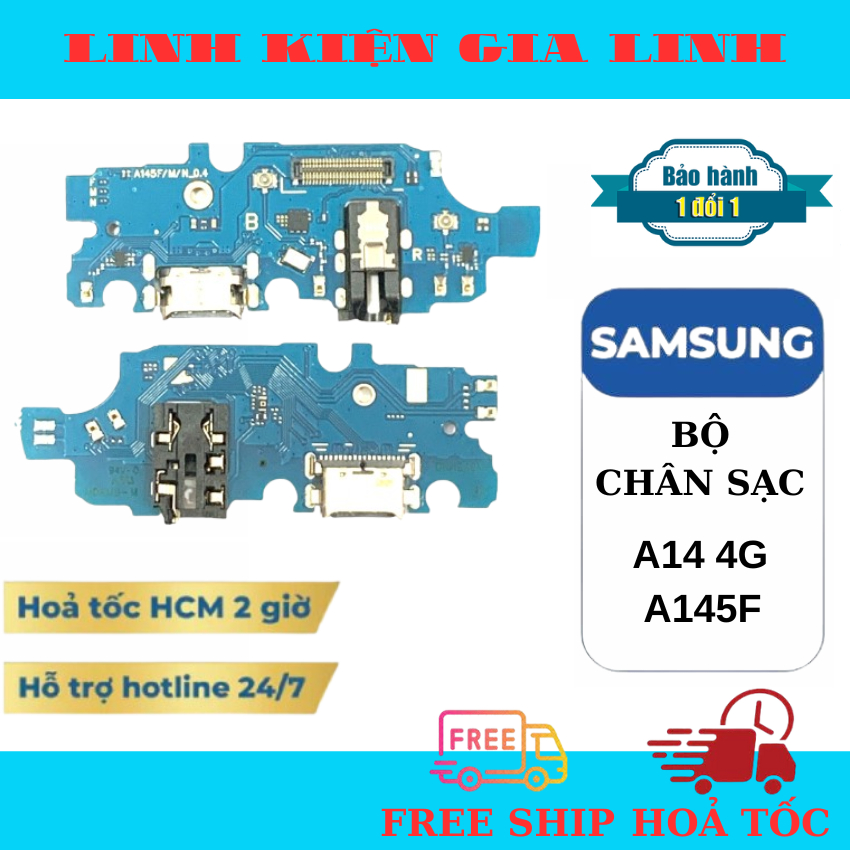 Cụm Chân Sạc Samsung A14 - 4G / A145F