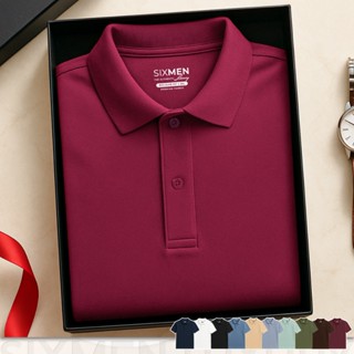 Áo Polo nam trơn Basic cổ bẻ [Tặng Kèm Hộp Quà] SIXMEN BASIC vải cá sấu FeelMax thoải mái