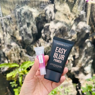   Trial 4.5g - Fullsize 30ml - ĐỌC LƯU Ý   Kem lót kiềm dầu mịn da không Silicone HUDA Easy Blur Primer 