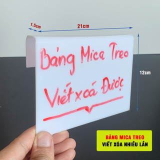 Bảng mica Treo, Bảng giá, Bảng gí tự ghi mica chữ J - Treo kệ, thành bể kính - Hàng đẹo bao đổi trả