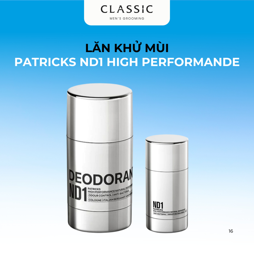 Lăn khử mùi Patricks ND1