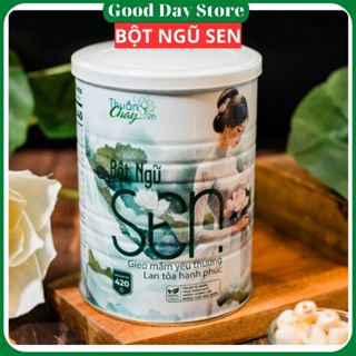  Bột Ngũ Sen Thuần Chay Dinh Dưỡng Từ Hạt Sen,Lá Sen Tim Sen Củ Sen Hoa Sen - Hộp 420g 