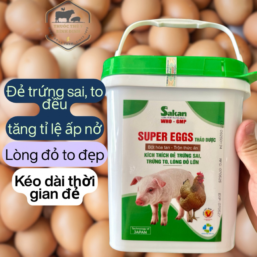 ADE Siêu kích đẻ trứng sai, trứng to.. 1kg hàng chính hãng sakan