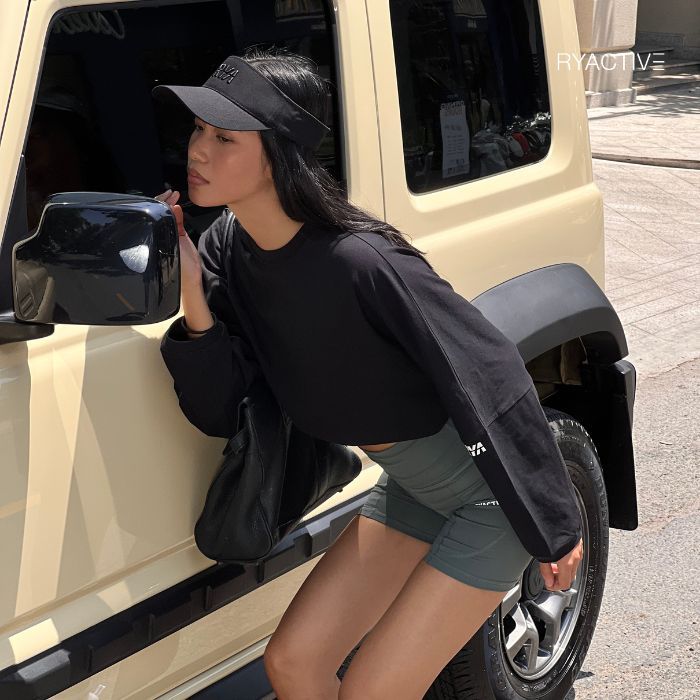 Mũ lưỡi trai RYACTIVE - SPORT CAP Màu Đen