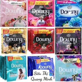  Combo 6 Dây Nước Xả Vải Downy 10 gói x 18ml - 20ml 
