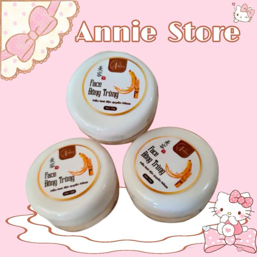 Kem face đông trùng Nicos Thanh Nhi 10g làm trắng da