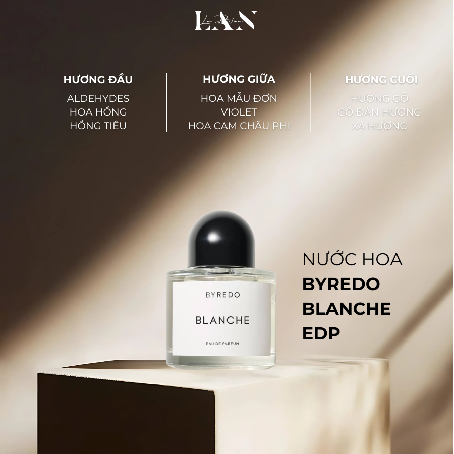 [LAN] Nước hoa Nữ Byredo Blanche EDP 10/20ml