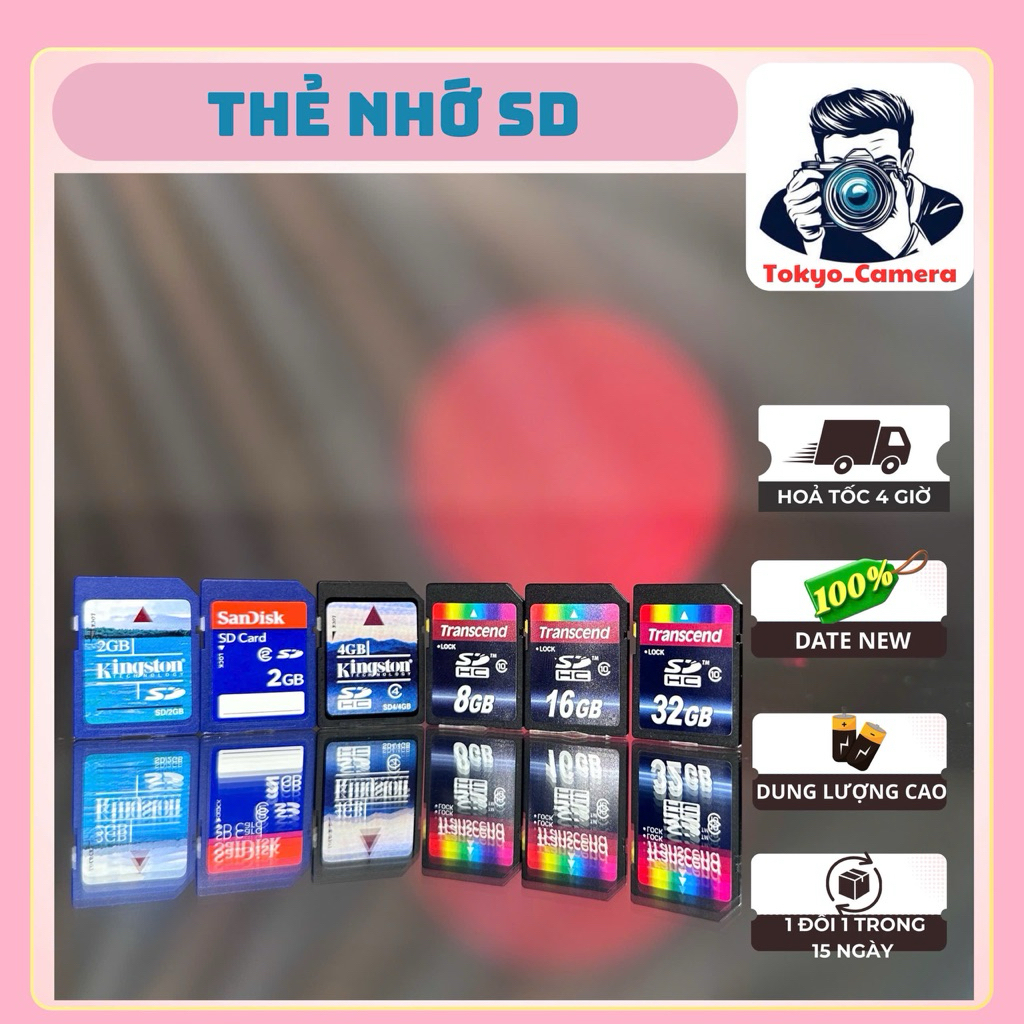 Thẻ nhớ SD 512MB / 2GB / 4GB / 8GB / 16GB / 32GB [ Hoả Tốc 4H ]