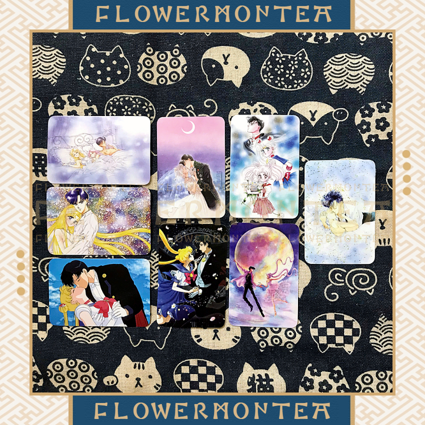 (Usagi X Mamoru 01) Set 2 Thẻ Hình | Card Hình Bo Góc 1 Mặt - Sailor Moon | Thủy Thủ Mặt Trăng