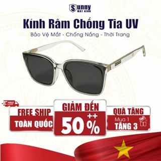 Kính Râm Chống Tia Uv Bảo Vệ Mắt Kính Gọng Vuông Chống Nắng Thời Trang Nam Nữ Đi Làm Đi Học Đi Chơi