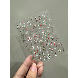 Sticker lụa 5D - Noel