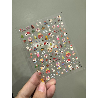 Sticker lụa 5D - Noel