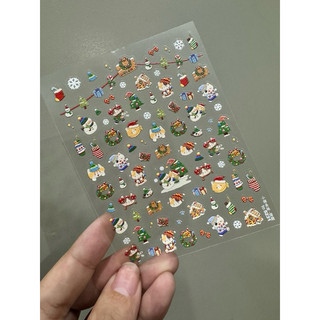 Sticker lụa 5D - Noel