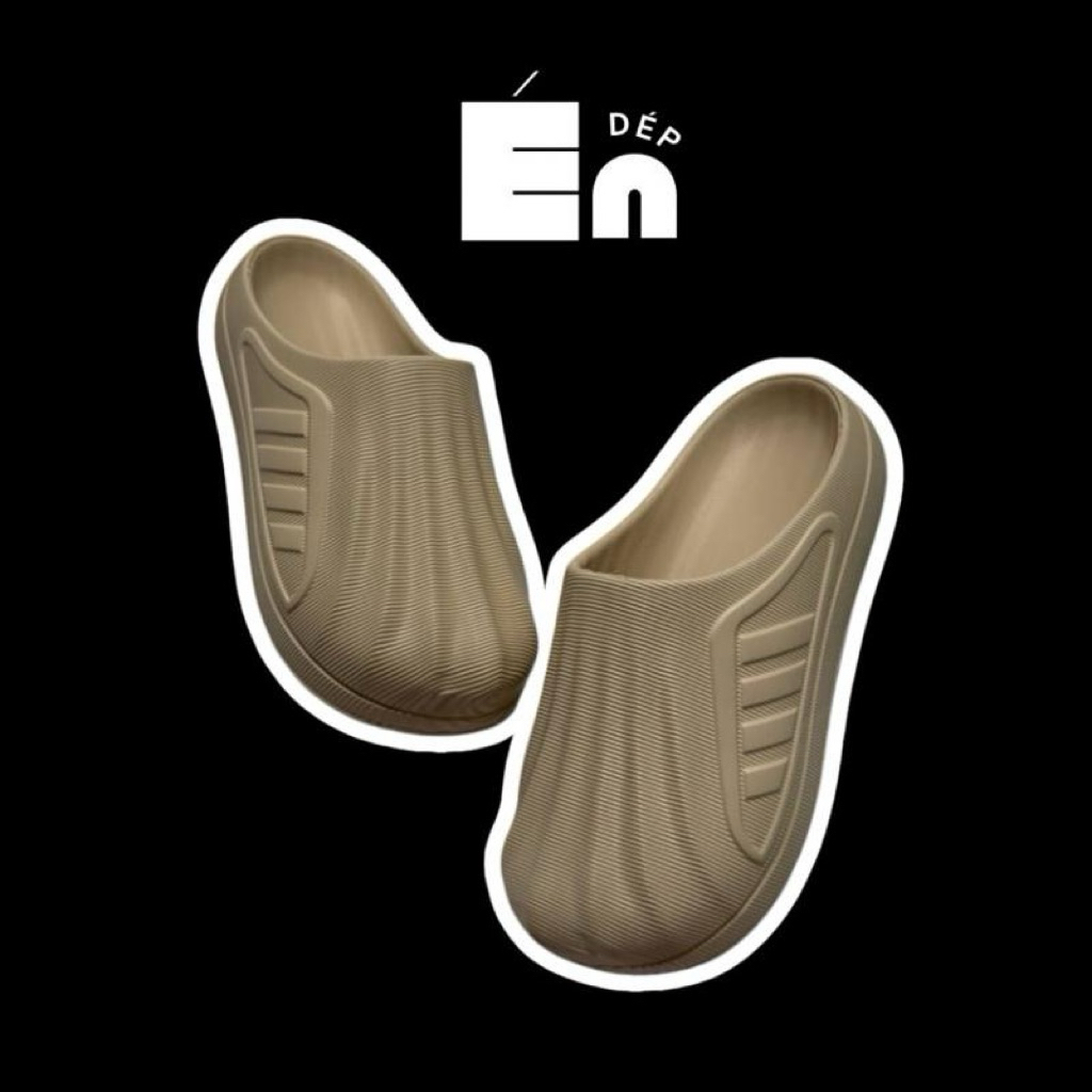 {LÙI SIZE} {LÙI SIZE} --Dép sục nam nữ bít hết hoạ tiết sọc SN355