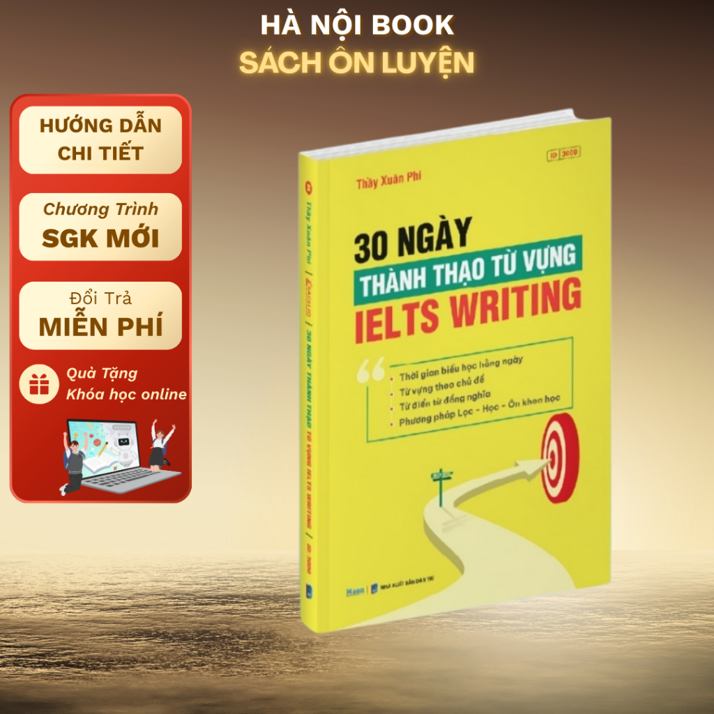 Sách - Từ vựng ielts - 30 ngày thành thạo từ vựng IELTS Writing - MB