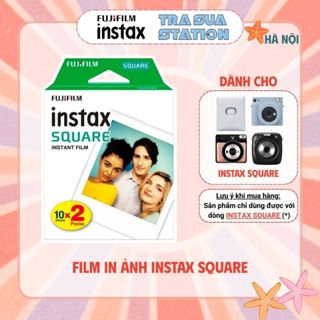 Film Instax Square Fujifilm - Viền Trắng - Hạn dùng xa - Film vuông chụp ảnh lấy liền Fujifilm Instax