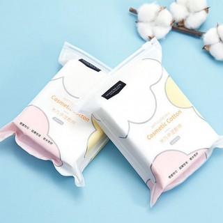 Bông Tẩy Trang Maycreate 200 Miếng Chất Vải Mềm Mịn, Miếng Bông Trang Điểm 2 Mặt Dày Dặn Không Xơ