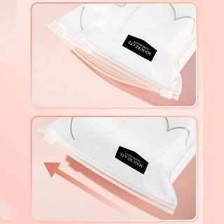 Bông Tẩy Trang Maycreate 200 Miếng Chất Vải Mềm Mịn, Miếng Bông Trang Điểm 2 Mặt Dày Dặn Không Xơ