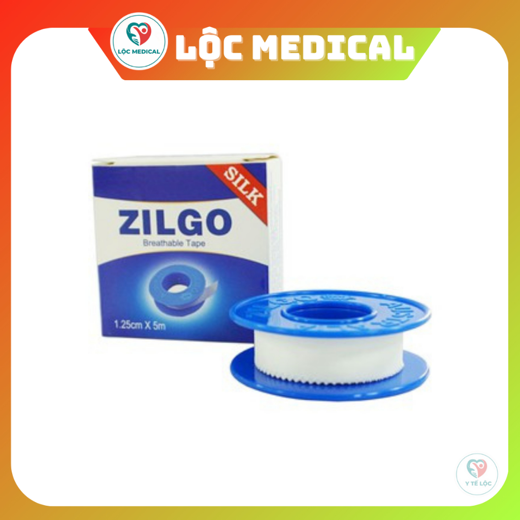 Băng keo lụa zilgo bảng nhỏ 1.25cm*5m