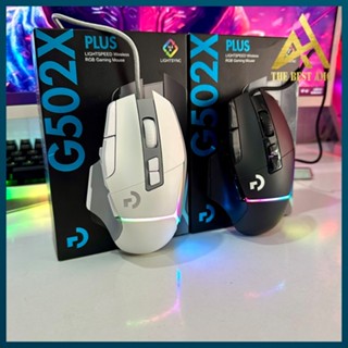 Chuột Máy Vi Tính Gaming Có Dây Led RGB G502 X Plus OEM Màu Trắng Chuột Pc 12800 DPI Thiết Kế Công Thái Học 10 Nút