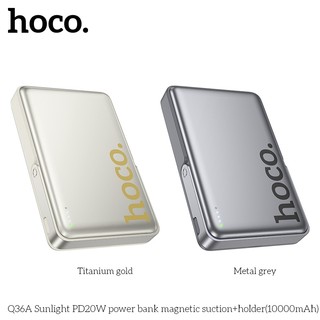 Cục Tích Điện không dây Hoco Q36A 10000mAh Wireless Charge 15W, TypeC PD 20W, Kiêm giá đỡ - Phụ Kiện Sỉ 1986